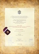 2014 Magyar Örökség Oklevél