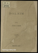 Pósa Lajos - Dalaim 1887