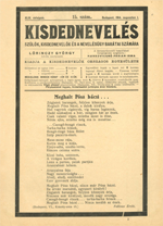 Kisdednevelés XLIII. évfolyam, 15. szám